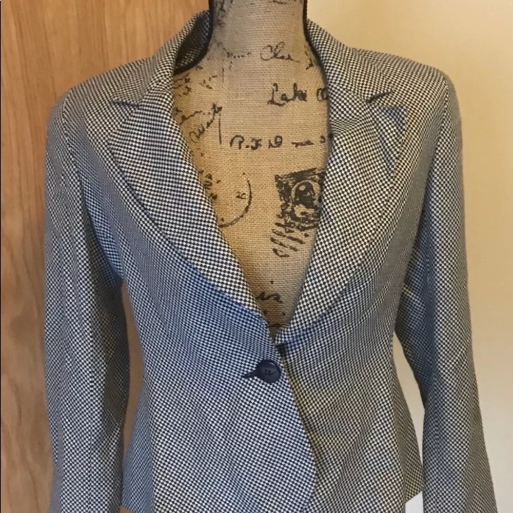 Christian Dior 1980s Vintage Suit Jacket 8 Petite - Picture 2 of 6